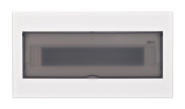 Корпус встраиваемый дв. 1 ряд 17 мод. IP41 ЩРВ-М прозр. DEKraft 31074DEK