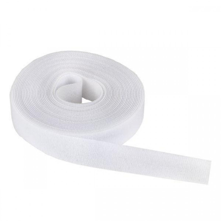 Хомут-липучка 16мм бел. (5м/ролл) PROxima EKF hlft-1-w