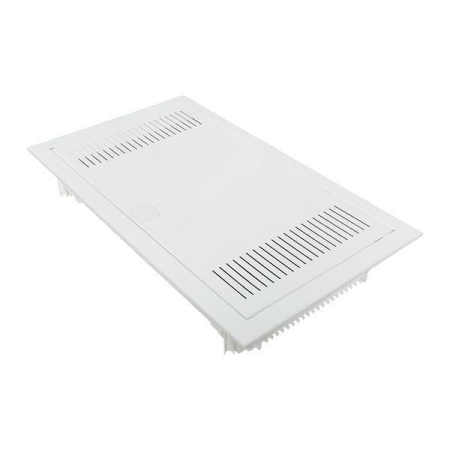 Щит комбинированный встраив. Nova 1 DIN-рейка + 2 монтаж. платы 3 габарит IP41 с метал. перфорированной дверью EKF nv-cb-pmd-1+2