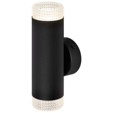 Светильник WL50 BK/TR 2хGU10 2х12Вт IP20 настенный черн. прозр. Эра Б0061194