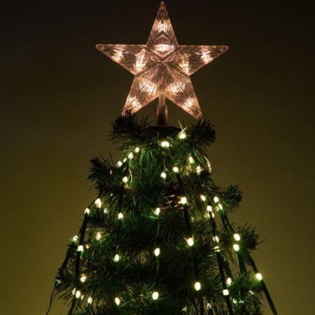 Гирлянда светодиодная "Нить со звездой на елку" 1.5м RGB управление через мобильное приложение ERASG -03 Эра Б0060434