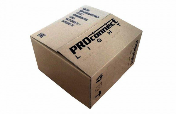 Кабель UTP 4х2х24AWG кат.5 омедн. алюм. (уп.305м) PROCONNECT LIGHT 01-0043-2