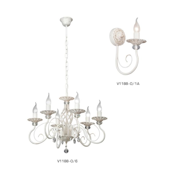 Светильник настенный 1xE14 макс. 40Вт Vitaluce V1188-0/1A