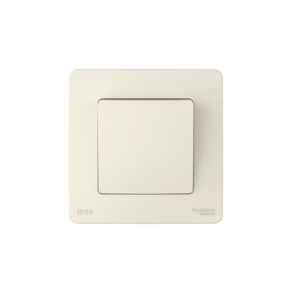 Переключатель 1-кл. СП Blanca 10А IP44 (сх.6) 250В молочн. SE BLNVS410602