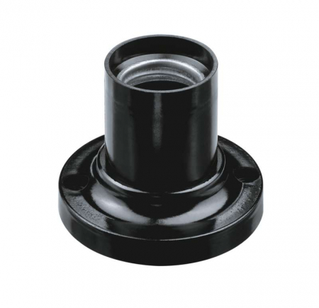 Патрон потолочный E27 71 608 NLH-BL-W2-E27 прямой карболит. черн. Navigator 71608