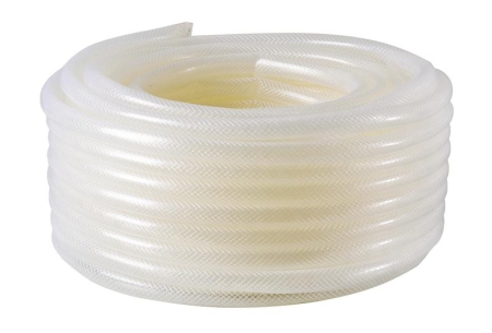 Шланг поливочный "Силикон" трехслойный армированный 3/4дюйм 50м прозр. Вихрь 73/7/2/32