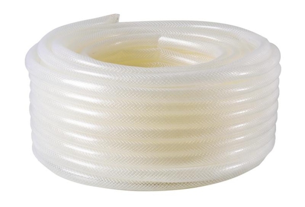 Шланг поливочный "Силикон" трехслойный армированный 3/4дюйм 50м прозр. Вихрь 73/7/2/32