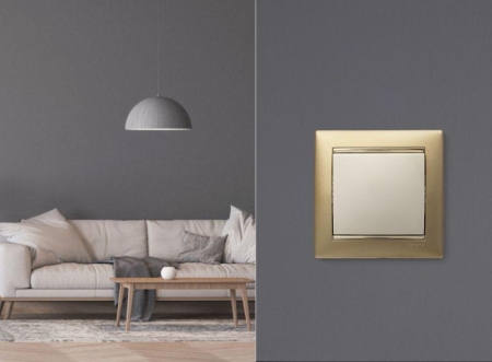 Выключатель 1-кл. СП Valena 10А IP31 250В механизм сл. кость IEK 774301