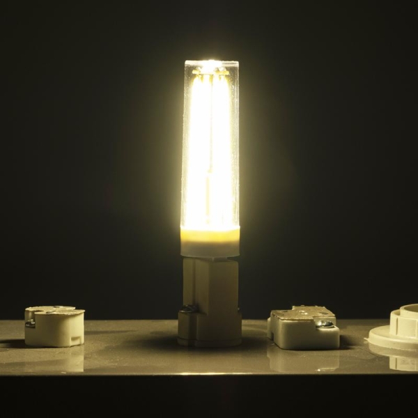 Лампа светодиодная филаментная PLED-G9 PRO 8Вт 4000К 680лм 230В d16.5х70мм JazzWay 5062702