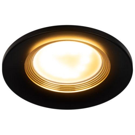 Светильник алюминиевый KL107 BK/GD MR16 GU5.3 встраив. черн. золото Эра Б0061097