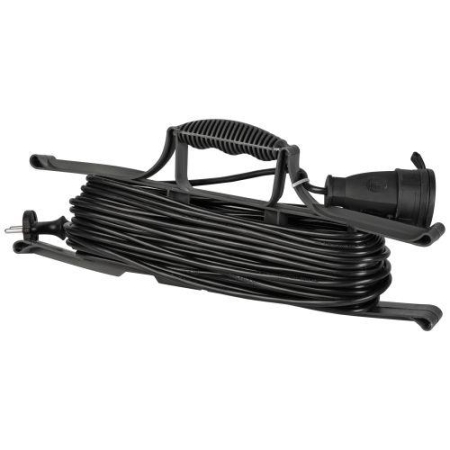 Удлинитель-шнур на рамке 1х20м без заземл. ПВС 2х0.75 GREEN LINE FR-6-20m Эра Б0065100