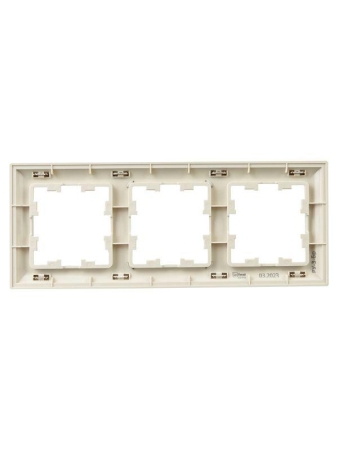 Рамка 3-м BRITE РУ-3-Бр беж./шампань IEK BR-M32-12-3-K10