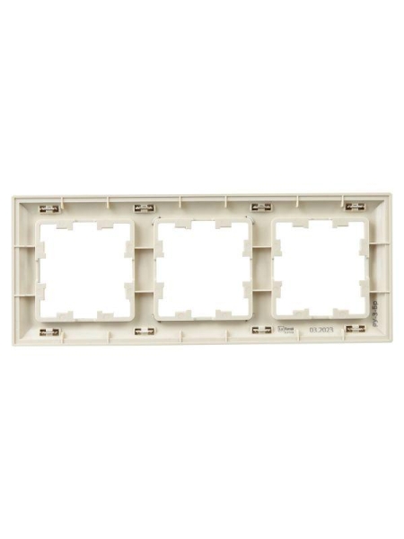 Рамка 3-м BRITE РУ-3-Бр беж./шампань IEK BR-M32-12-3-K10