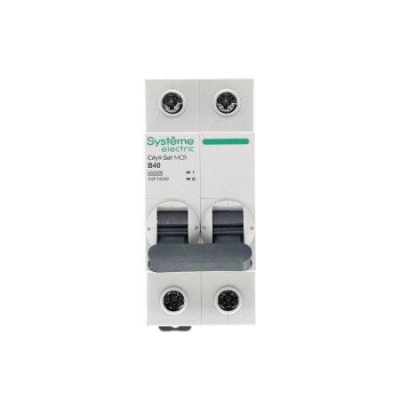 Выключатель автоматический модульный 2п B 40А 4.5кА City9 Set 230В SE C9F14240
