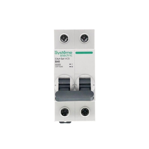 Выключатель автоматический модульный 2п B 40А 4.5кА City9 Set 230В SE C9F14240
