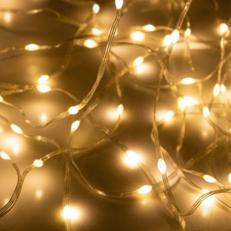 Гирлянда светодиодная "Занавес водопад" 3х2м 200LED тепл. бел. IP20 ENIN-200WL Эра Б0060416