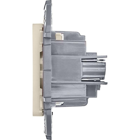 Розетка 1-м СП Inspiria 16А IP20 250В 2P механизм сл. кость IEK 673711