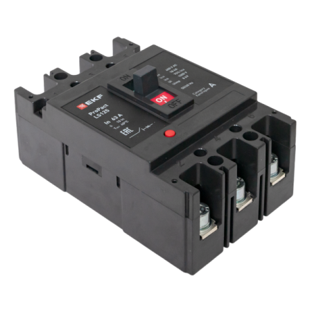 Выключатель автоматический 3п 63А 18кА LS125 ProPact EKF mccb-125-18-3-63-ls