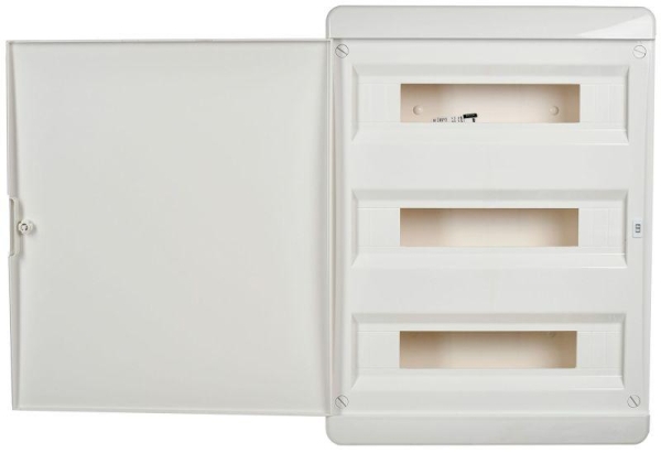 Корпус ЩРН-П-54 TEKFOR IP41 бел. дверь пластик. IEK TF5-KP13-N-54-41-K01-K01