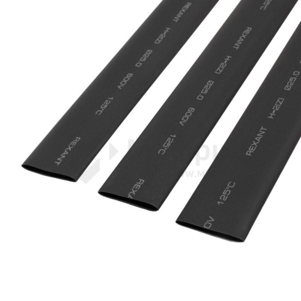 Трубка термоусадочная ТУТ нг 25.0/12.5 черн. 1м Rexant 22-5008