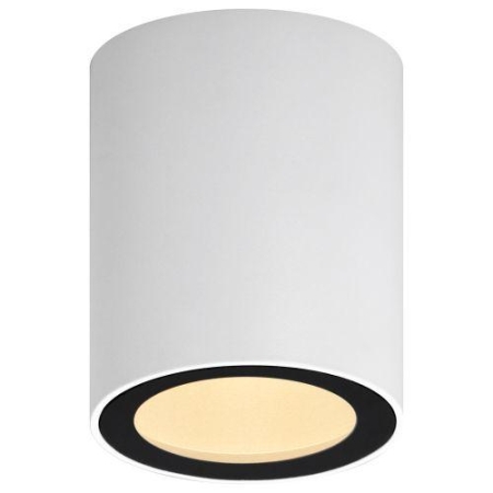 Светильник OL48 WH/BK MR16 GU10 IP44 настенно-потолочный спот черн./бел. Эра Б0059799