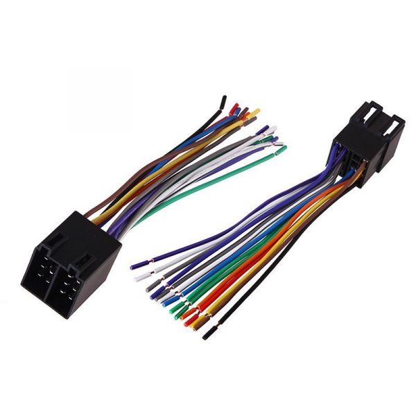 Разъем для автомагнитолы "Евро" ISO штекер сдвоенный блист. Rexant 06-0128-C