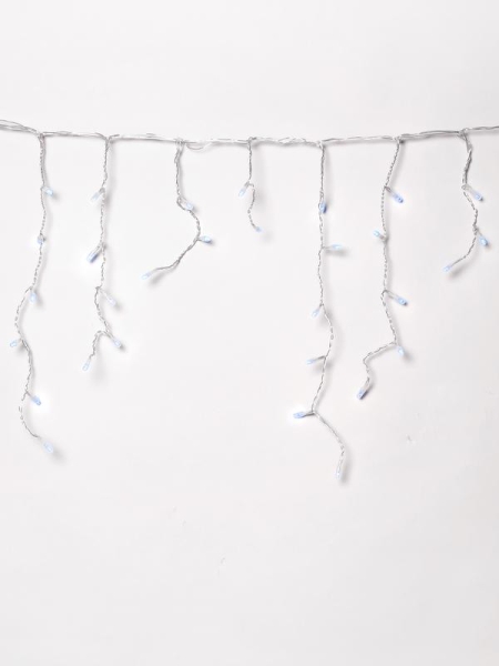 Гирлянда "Бахрома" OIC080B-C-E-31V 80 син. светодиодов 2х0.5м 20 нитей 16/48/40/24см с контроллером соединяемая до 10шт уличная SHLights 4690601049797