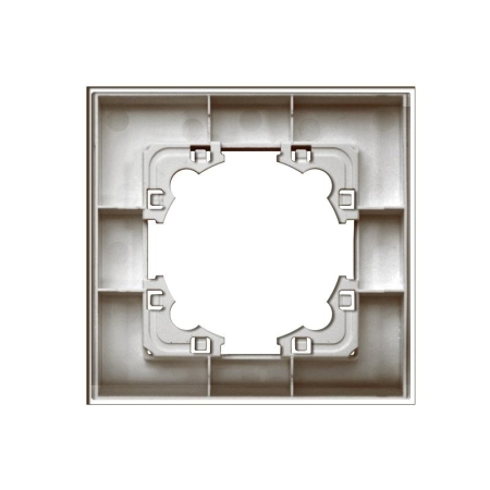 Рамка 1-м Афина стеклянная серебр. UNIVersal 2266