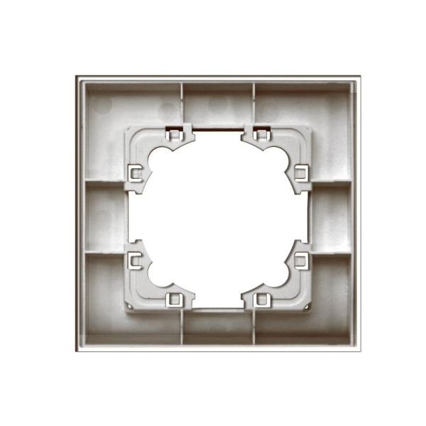 Рамка 1-м Афина стеклянная серебр. UNIVersal 2266