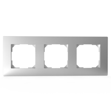 Рамка 3-м Pixel универс. алюм. TOKOV ELECTRIC TKE-PX-RM3-C03
