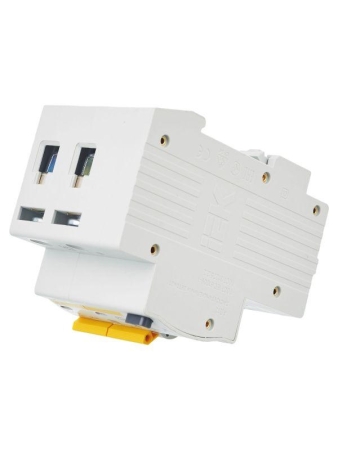 Выключатель автоматический дифференциального тока 2п C 10А 30мА тип AC 4.5кА АД-12 KARAT IEK MAD10-2-010-C-030