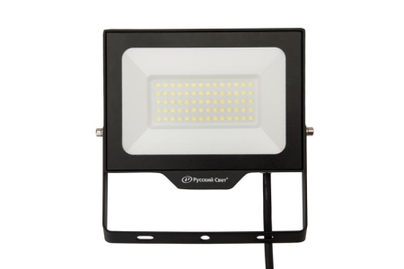 Прожектор светодиодный СДО FL 10 C 50W VW 840 BK CL 192х148х28мм 50Вт 4000К IP65 уличный черн. Русский Свет 15081023278