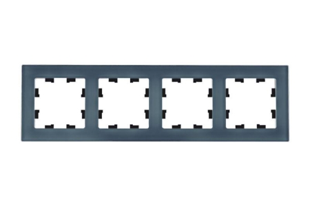 Рамка 4-м AtlasDesign Nature натур. стекло грифель SE ATN360704