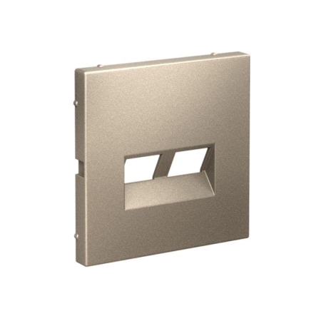 Накладка двойная ArtGallery для информационных функций типа Keystone шампань SE GAL000590