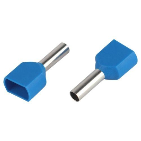 Наконечник-гильза двойн. НШвИ(2) 2.5-10 с изолированным фланцем (уп.10шт) Эра Б0063302