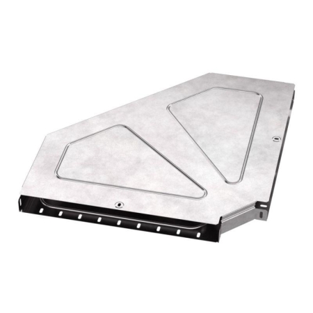 Угол для лотка горизонтальный 90град. 500х50 с крышкой Стандарт Промрукав PR16.0625