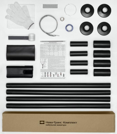 Муфта кабельная концевая наружн. уст. 1кВ 1КНТп-4х(16-25) Нева-Транс Комплект 22020071