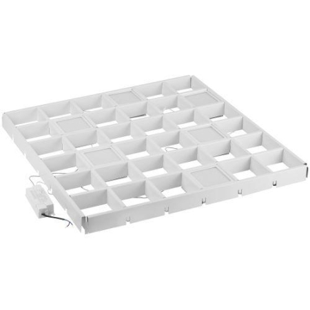 Светильник светодиодный SPO-646-3-4K-W6 36Вт 4000К 3420лм грильято 100х100 домино компл. 6 кубиков и драйвер бел. Эра Б0063062