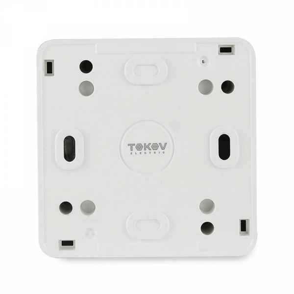 Кнопка звонка ОП Nix 10А IP54 250В бел. TOKOV ELECTRIC TKE-NX-DB-C01-IP54