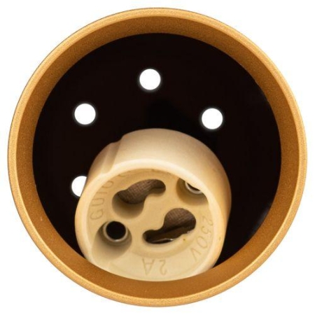 Светильник подвесной (подвес) PL15 GD MR16 GU10 потолочный цилиндр золото Эра Б0061376