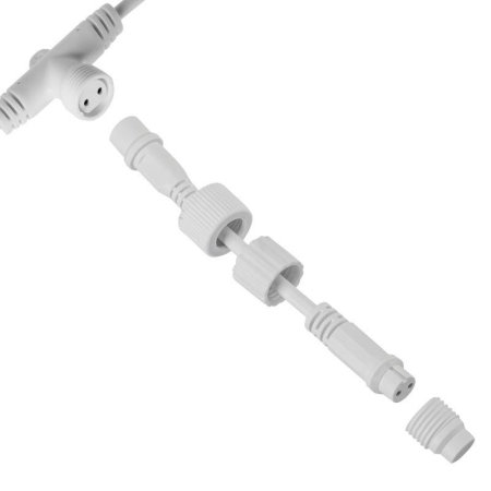 Разветвитель-шина для уличных гирлянд Professional (1 вход 20 выходов) бел. ПВХ Neon-Night 315-407