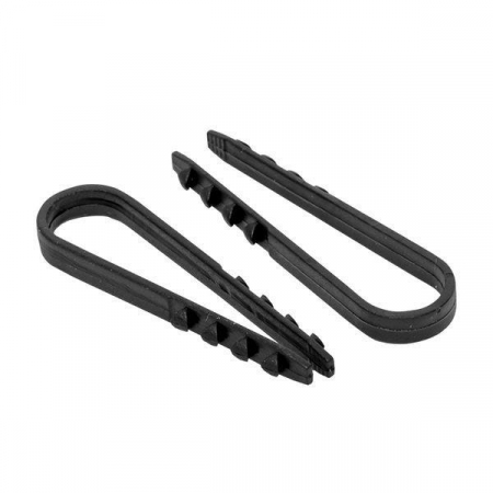 Дюбель-хомут d5-10мм для круглого кабеля черн. (уп.100шт) PROxima EKF plc-ncc-5x10b