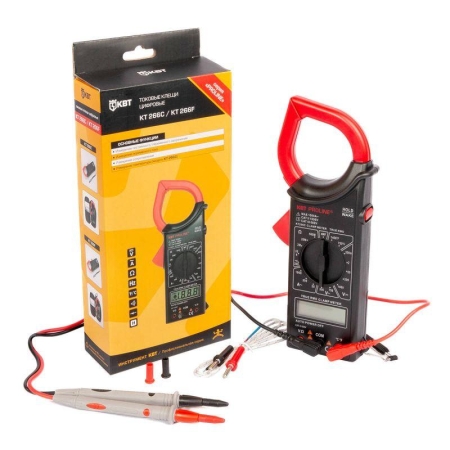 Клещи токовые цифровые KT 266C "PROLINE" КВТ 79132