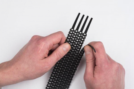 Хомут гибкий многоразовый зел. FlexSTRAP (уп.20шт) PROxima EKF plc-fs-gr