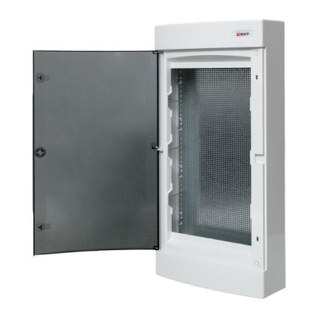 Щит слаботочный навесной Unix 4 габарит IP41 прозр. дверь увеличенный PROxima EKF ux-4m-n-xl