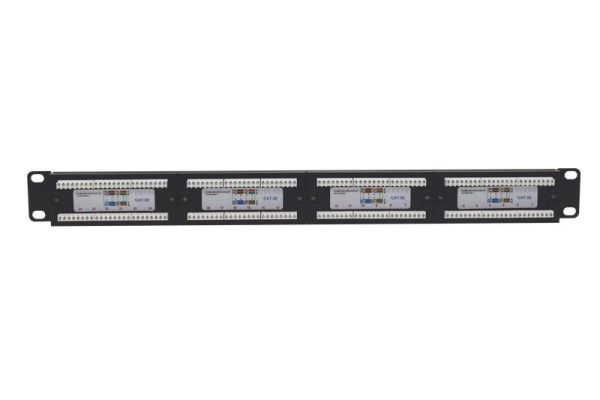 Патч-панель 19 1U кат.5E неэкранир. 24 порта RJ45 Dual IDC TOKOV ELECTRIC TKE-PP-5E-1U-24P-UTP