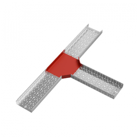 Отвод для лотка Т-образ. 300х80 сталь 1мм "ПЛЮС" TDplus80-300 КМ PL0568