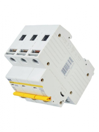 Выключатель автоматический модульный 3п B 10А 4.5кА ВА47-29 KARAT IEK MVA20-3-010-B