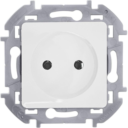 Розетка 1-м СП Inspiria 16А IP20 250В 2P механизм бел. IEK 673710