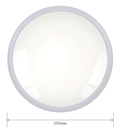 Светильник светодиодный LBS-7737 80Вт 3000-6000К 7800лм настенно-потолочный управляем. пульт бел. Camelion 14531